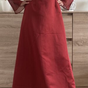 Dlouhé červené šaty č. 60